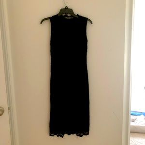 Bisou Bisou black lace cocktail dress